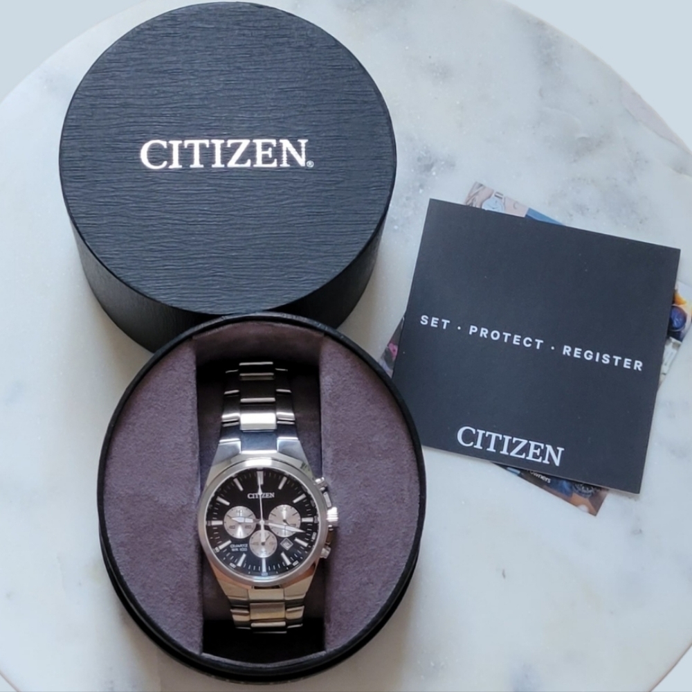 Citizen Chronograph Quartz Stainless Steel Watch